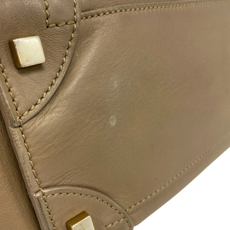 Luggage Bag Smooth Leather Micro