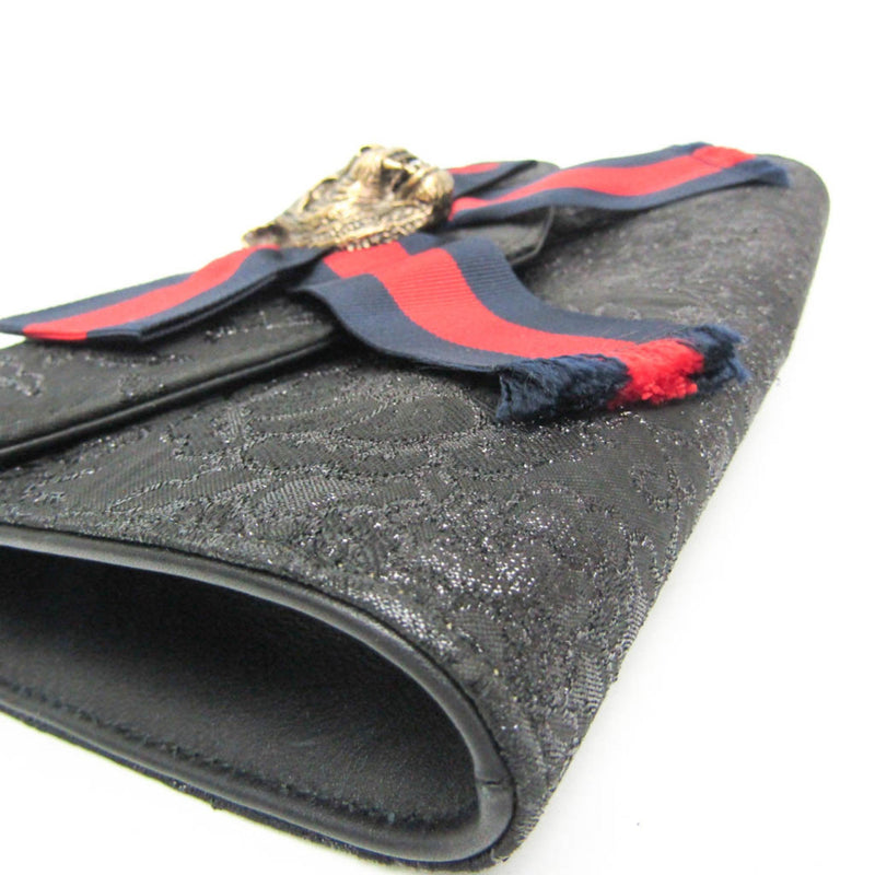 Animalier Broadway Bow Flap Bag Leather
