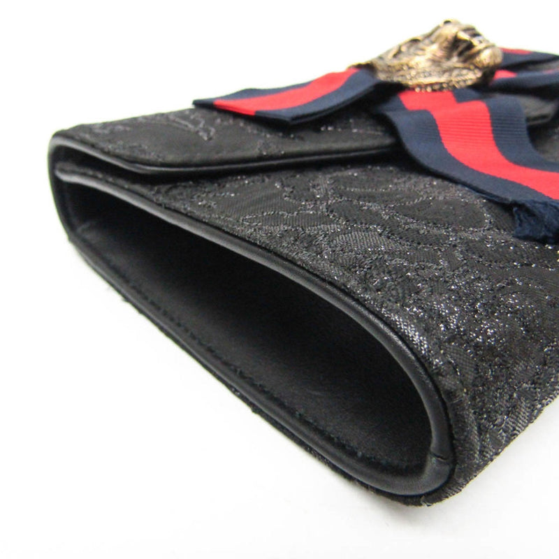 Animalier Broadway Bow Flap Bag Leather