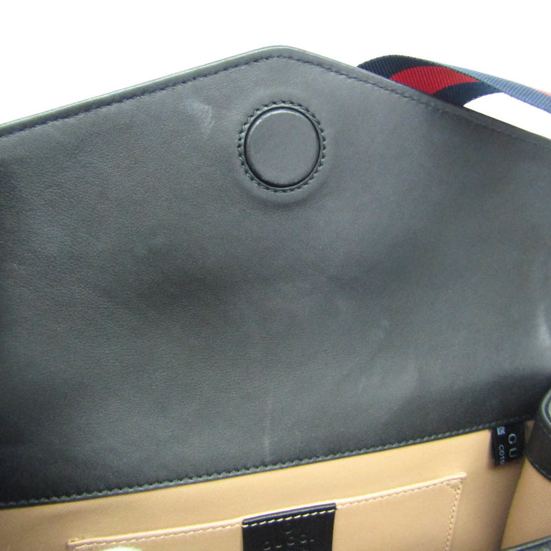 Animalier Broadway Bow Flap Bag Leather