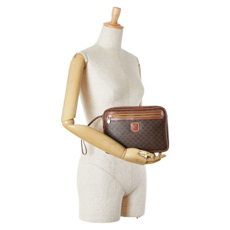 Vintage Saddle Flap Shoulder Bag Macadam