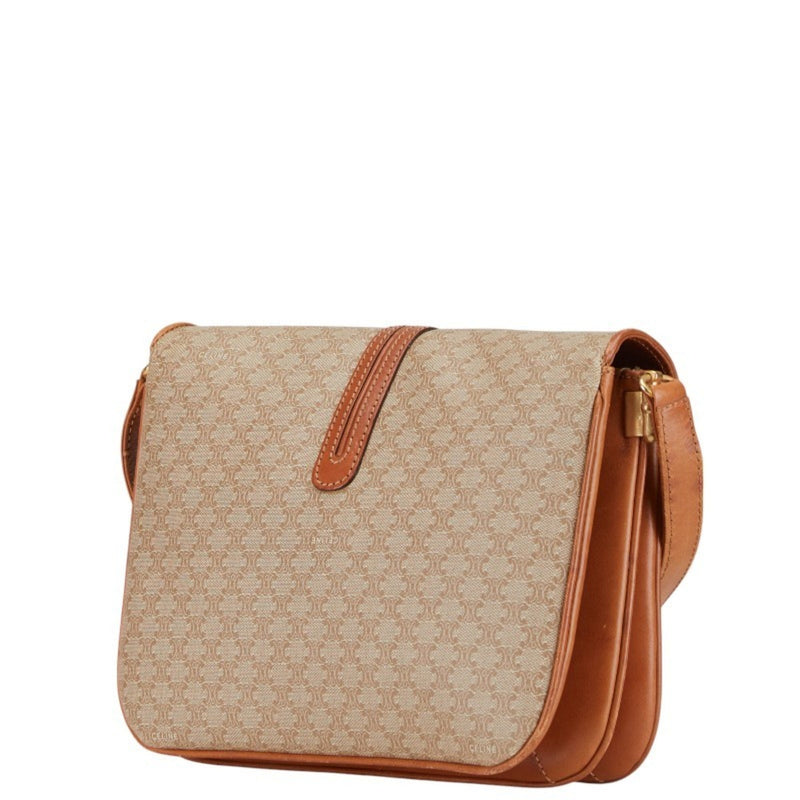 Vintage Saddle Flap Shoulder Bag Macadam