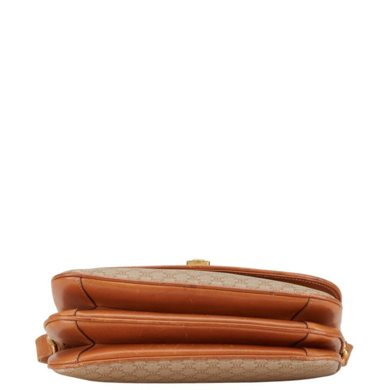 Vintage Saddle Flap Shoulder Bag Macadam