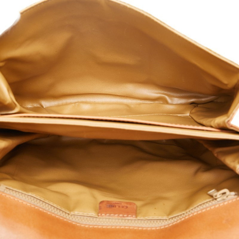 Vintage Saddle Flap Shoulder Bag Macadam