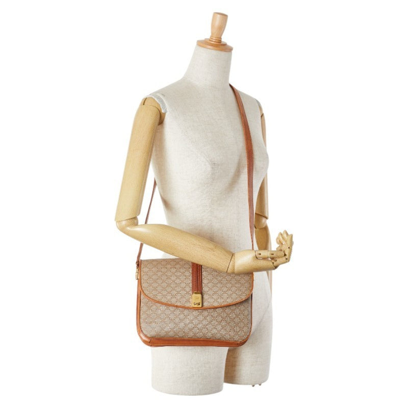 Vintage Saddle Flap Shoulder Bag Macadam