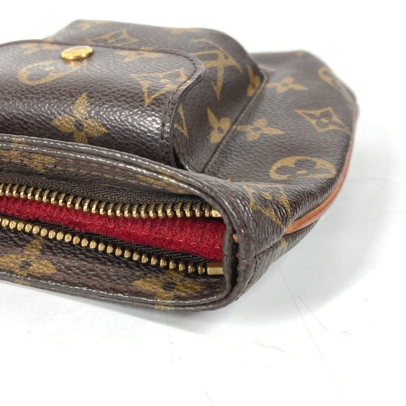 Partition Wristlet Clutch Canvas