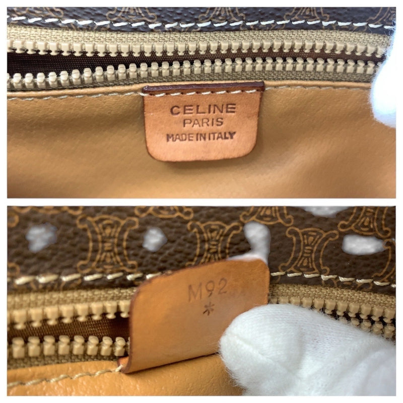 Vintage Saddle Flap Shoulder Bag Macadam