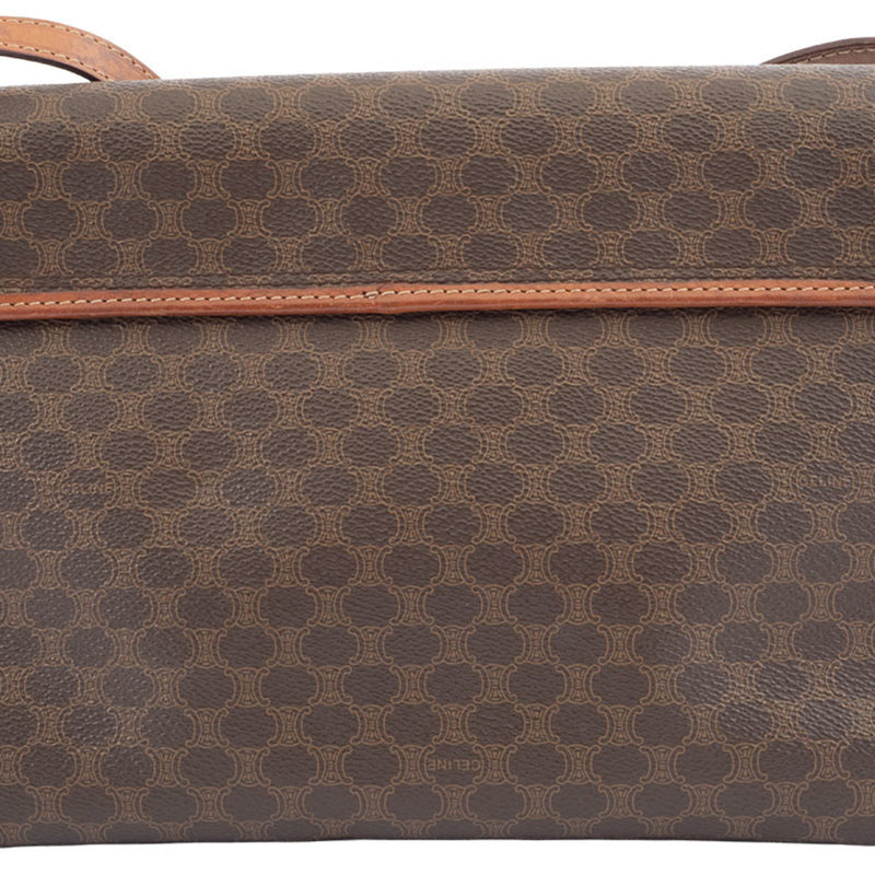 Vintage Saddle Flap Shoulder Bag Macadam