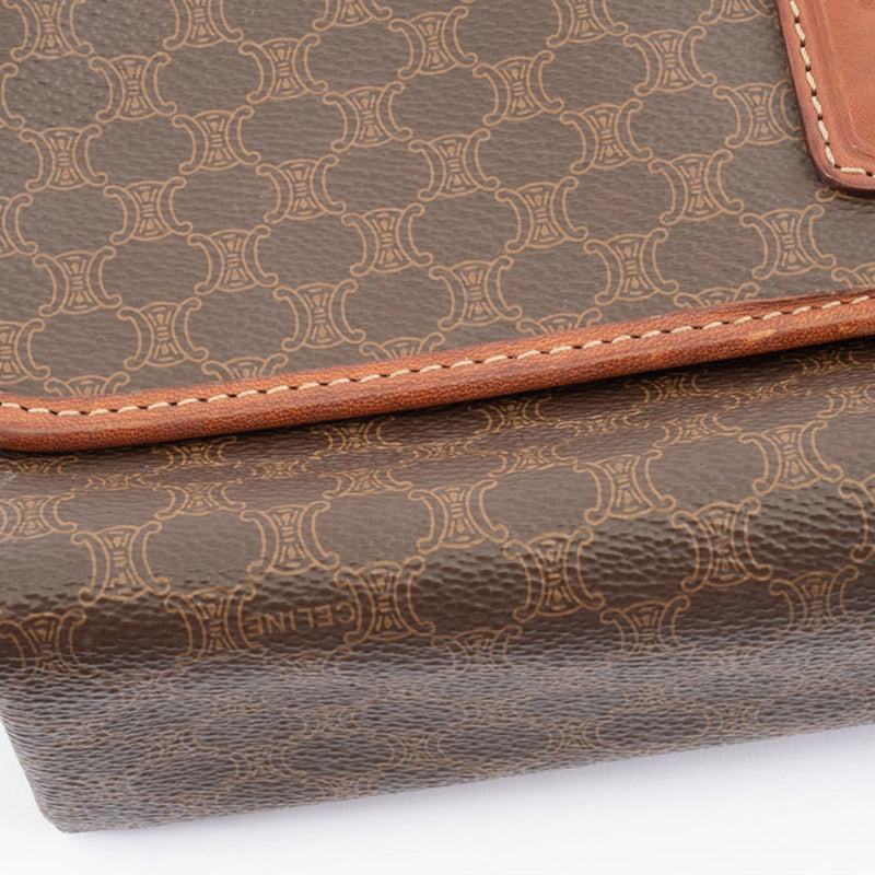 Vintage Saddle Flap Shoulder Bag Macadam