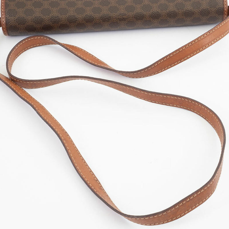 Vintage Saddle Flap Shoulder Bag Macadam
