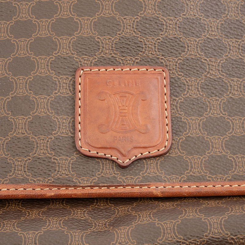 Vintage Saddle Flap Shoulder Bag Macadam