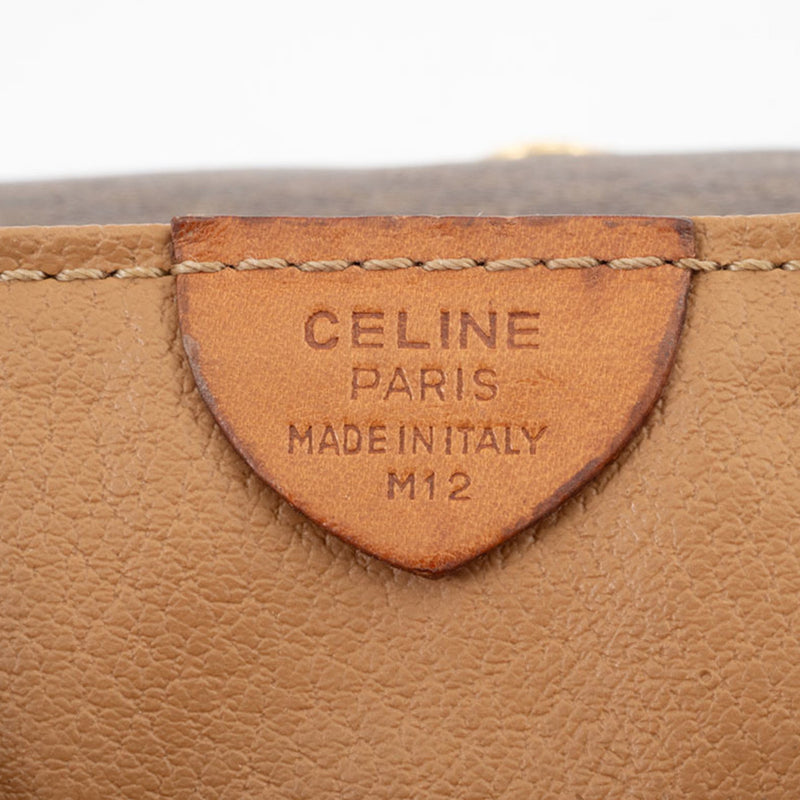 Vintage Saddle Flap Shoulder Bag Macadam