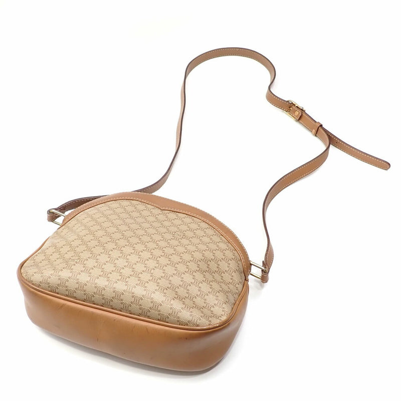 Vintage Saddle Flap Shoulder Bag Macadam