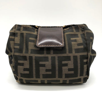 Vintage Shoulder Bag Zucca Canvas Medium