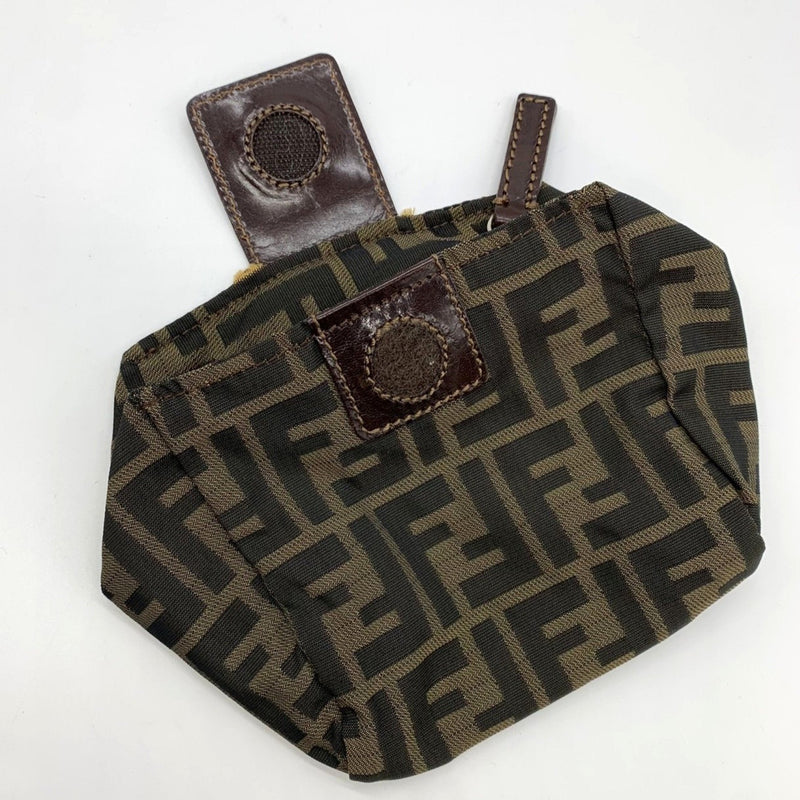 Vintage Shoulder Bag Zucca Canvas Medium