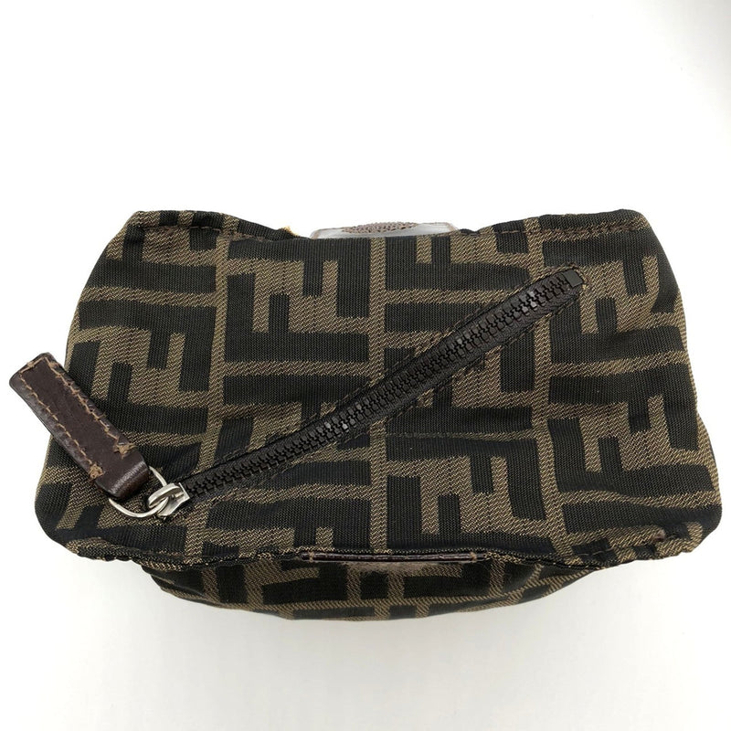 Vintage Shoulder Bag Zucca Canvas Medium