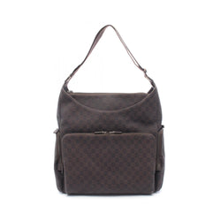Zip Pocket Backpack Gg Coated Canvas