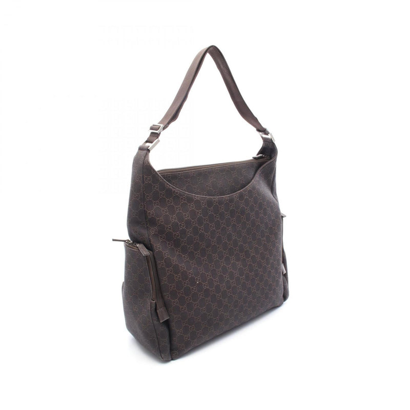 Zip Pocket Backpack Gg Coated Canvas