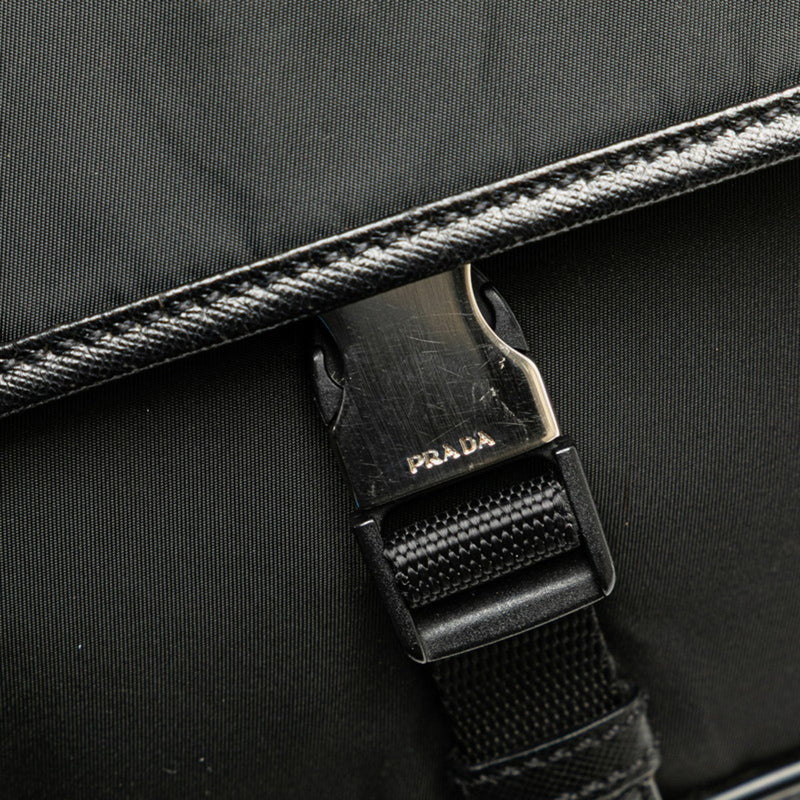 Buckle Messenger Bag Tessuto Small