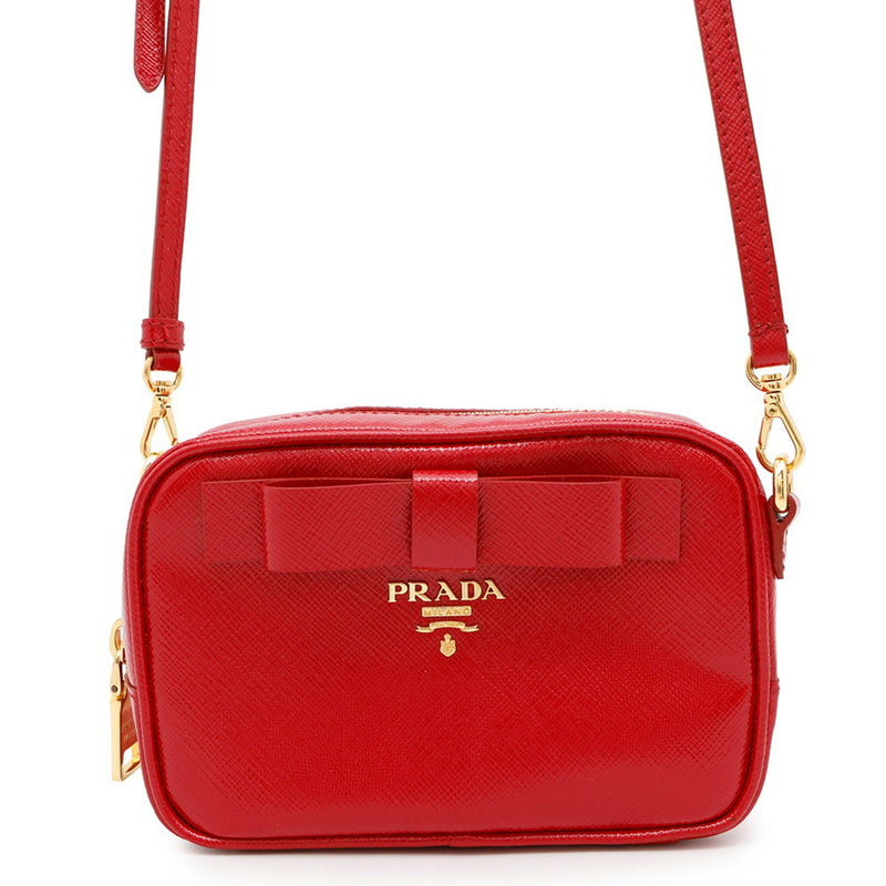 Camera Shoulder Bag Saffiano Leather