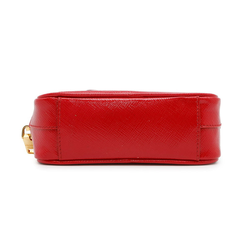 Camera Shoulder Bag Saffiano Leather