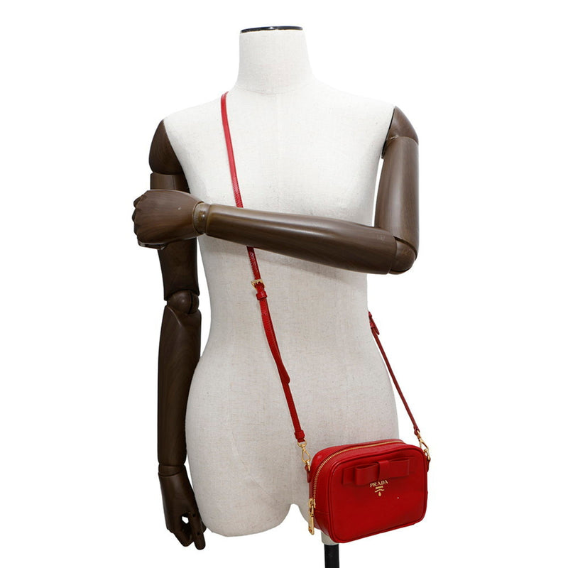 Camera Shoulder Bag Saffiano Leather