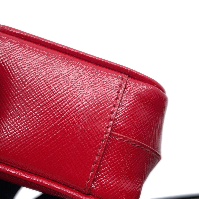 Camera Shoulder Bag Saffiano Leather