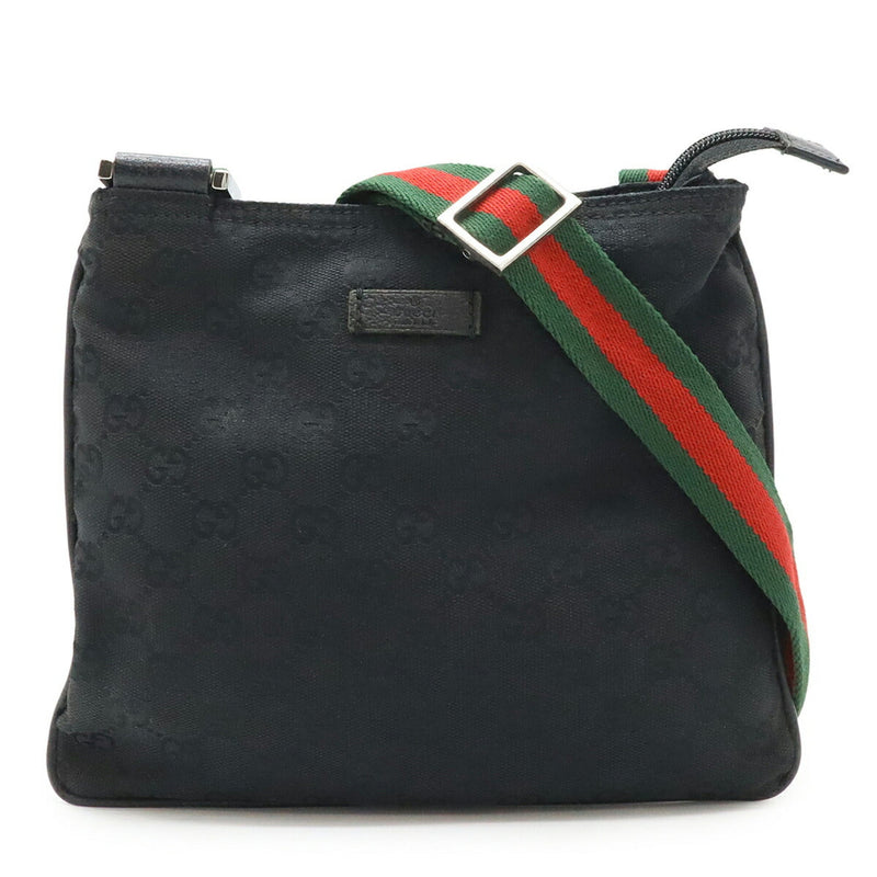 Web Strap Zip Messenger Bag Gg Canvas