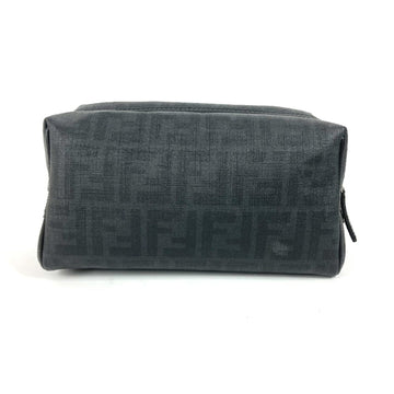 Chain Pochette Zucca Coated Canvas