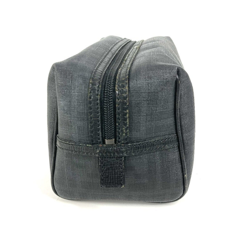 Chain Pochette Zucca Coated Canvas