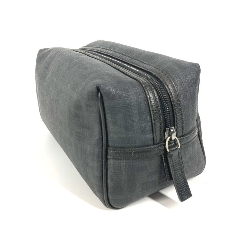 Chain Pochette Zucca Coated Canvas