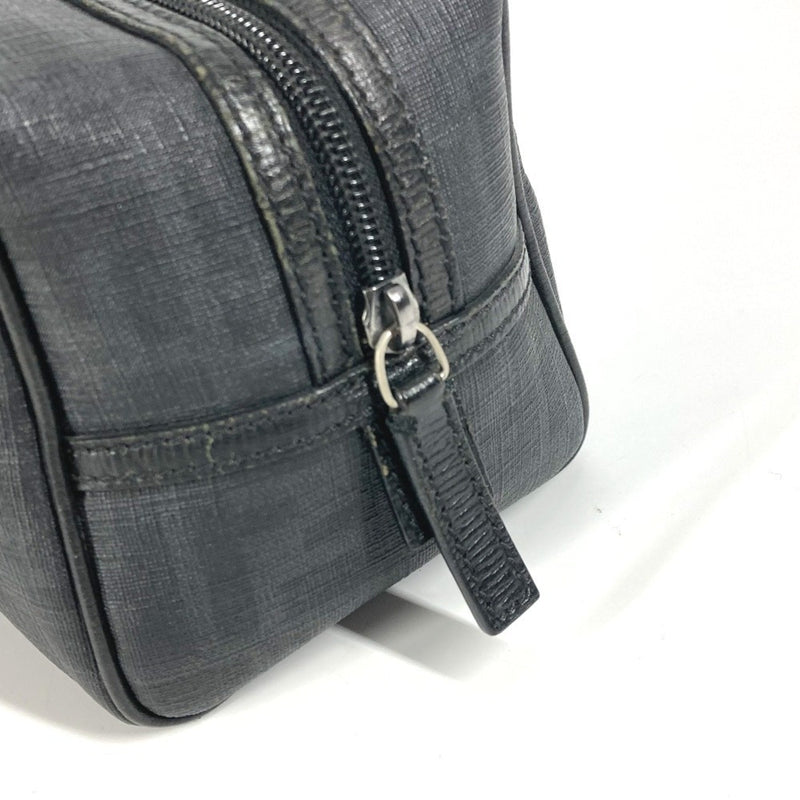 Chain Pochette Zucca Coated Canvas