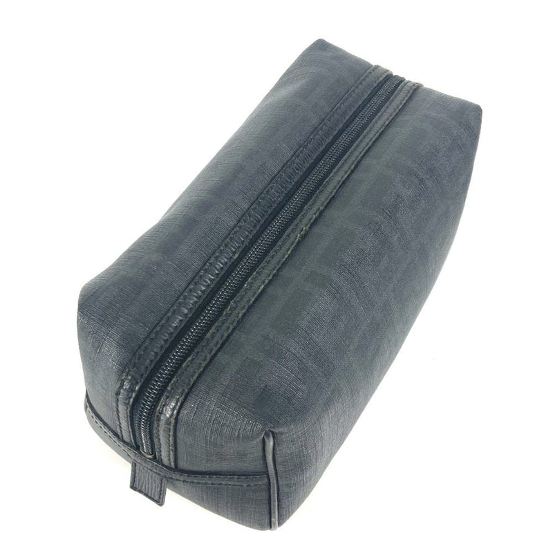 Chain Pochette Zucca Coated Canvas