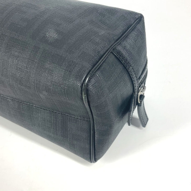 Chain Pochette Zucca Coated Canvas