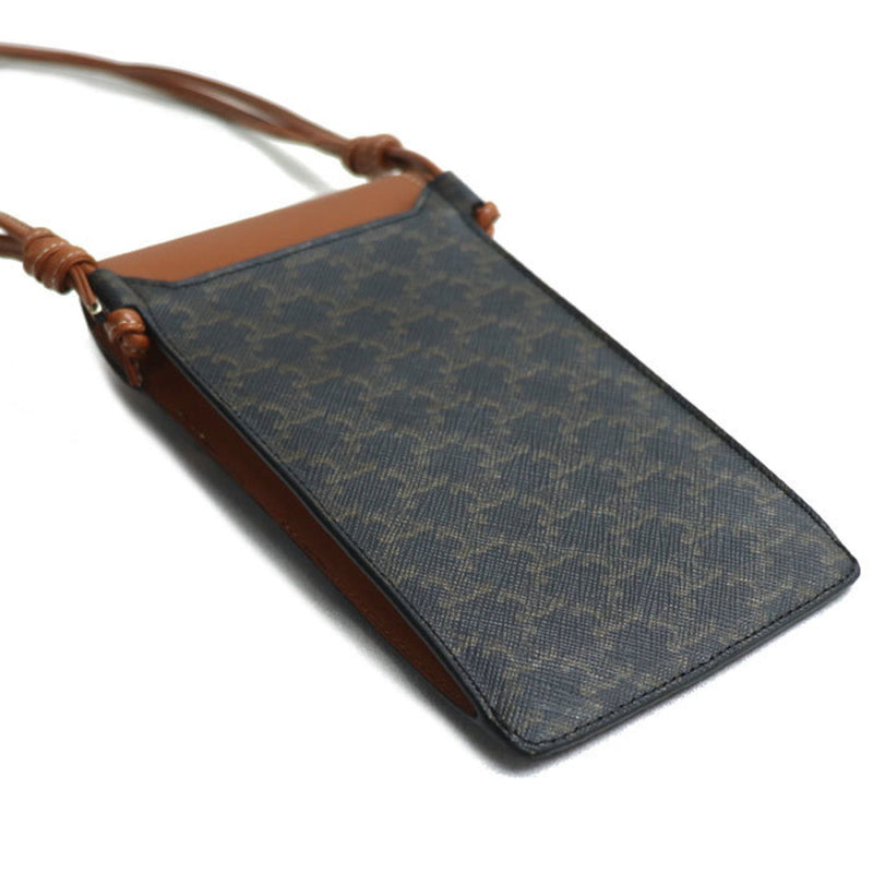 Wallet On Strap Triomphe Coated Canvas