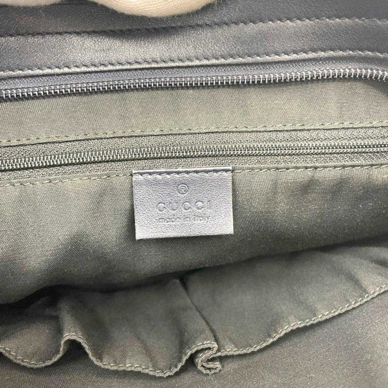 Zip Top Messenger Bag Gg Coated Canvas