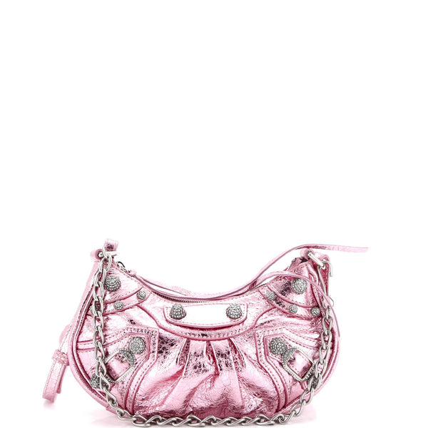 Le Cagole Giant Studs Shoulder Bag