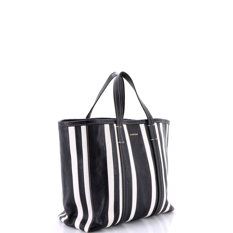 Barbes East West Shopper Tote Striped