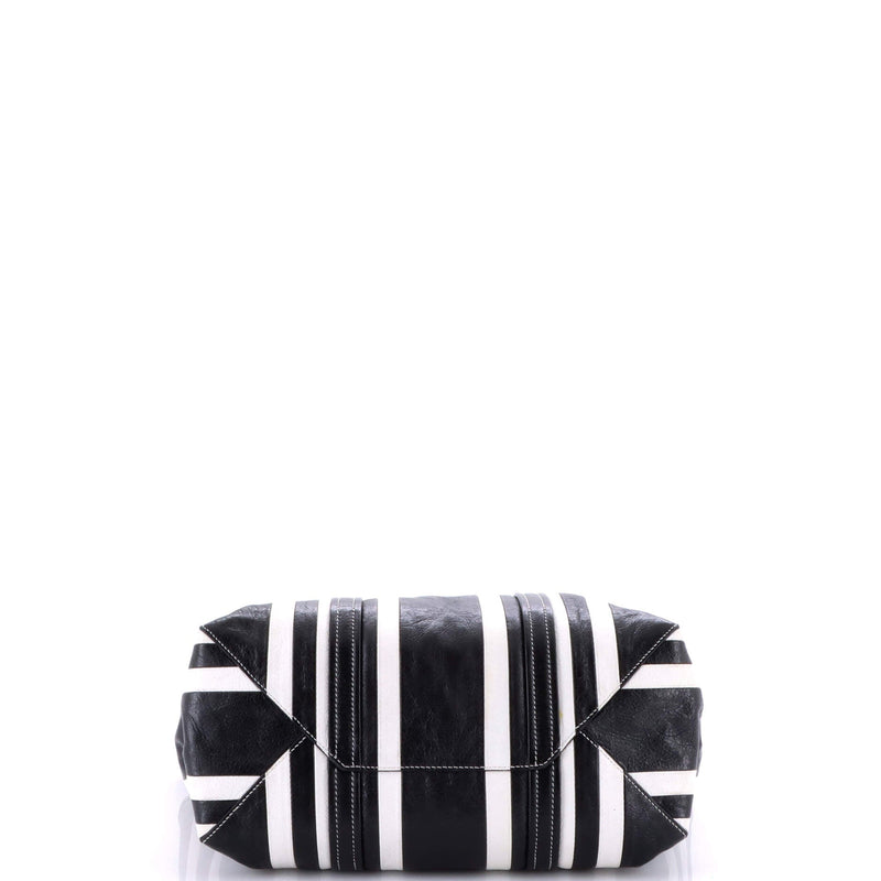 Barbes East West Shopper Tote Striped