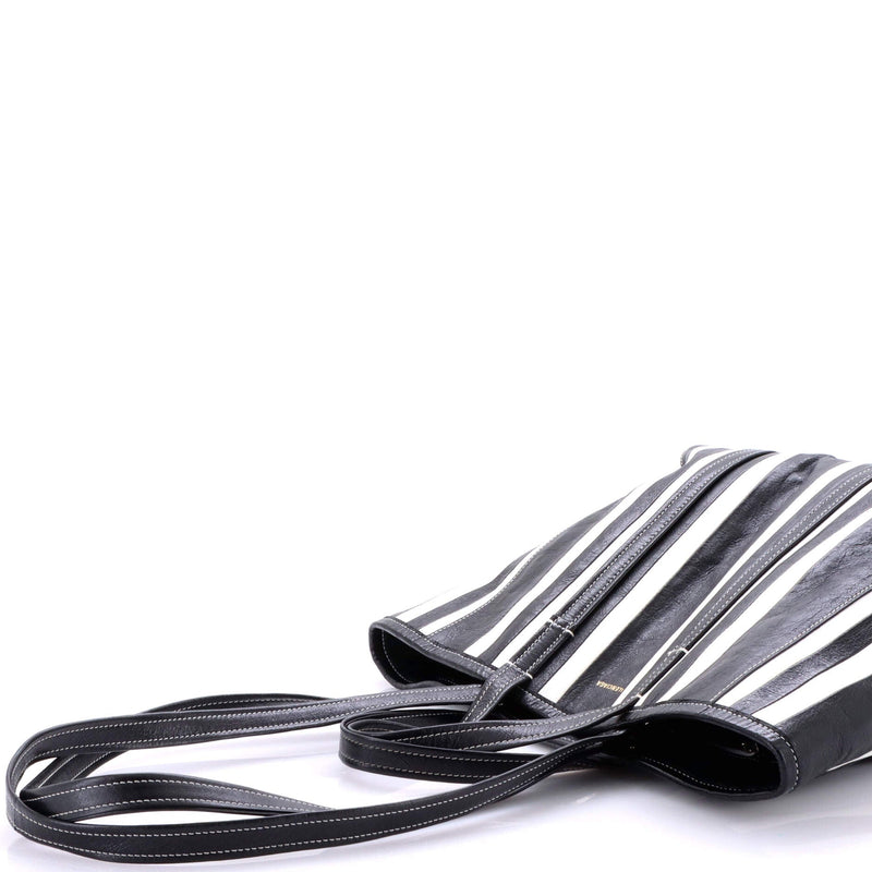 Barbes East West Shopper Tote Striped