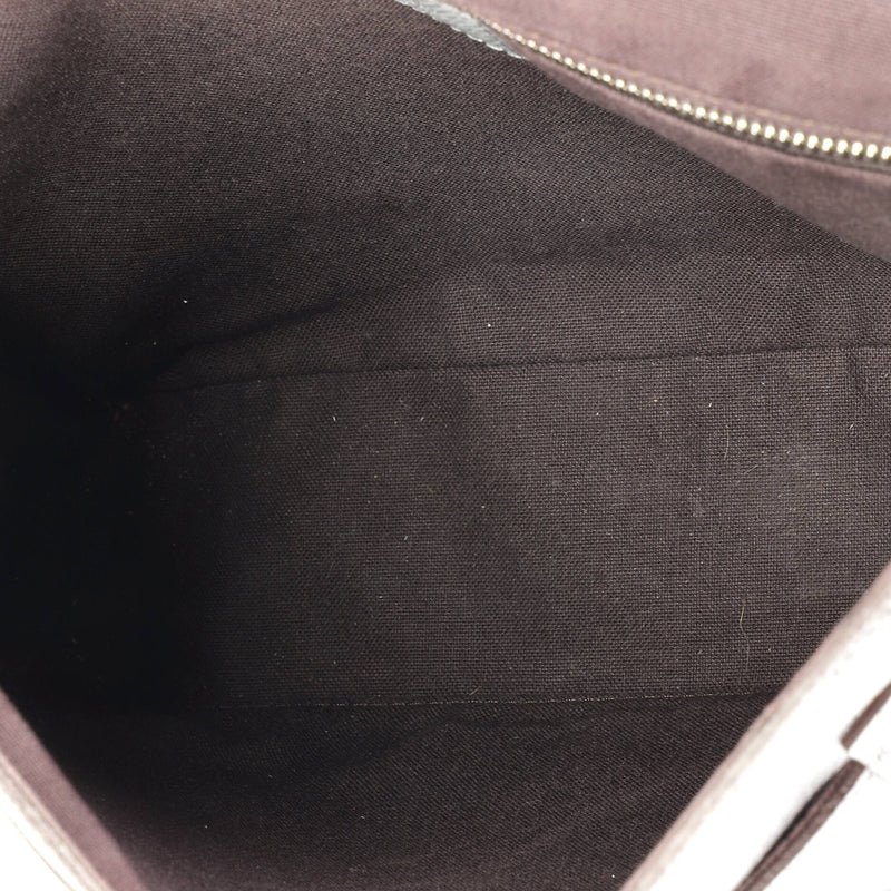 Roman Handbag Taiga Leather Pm