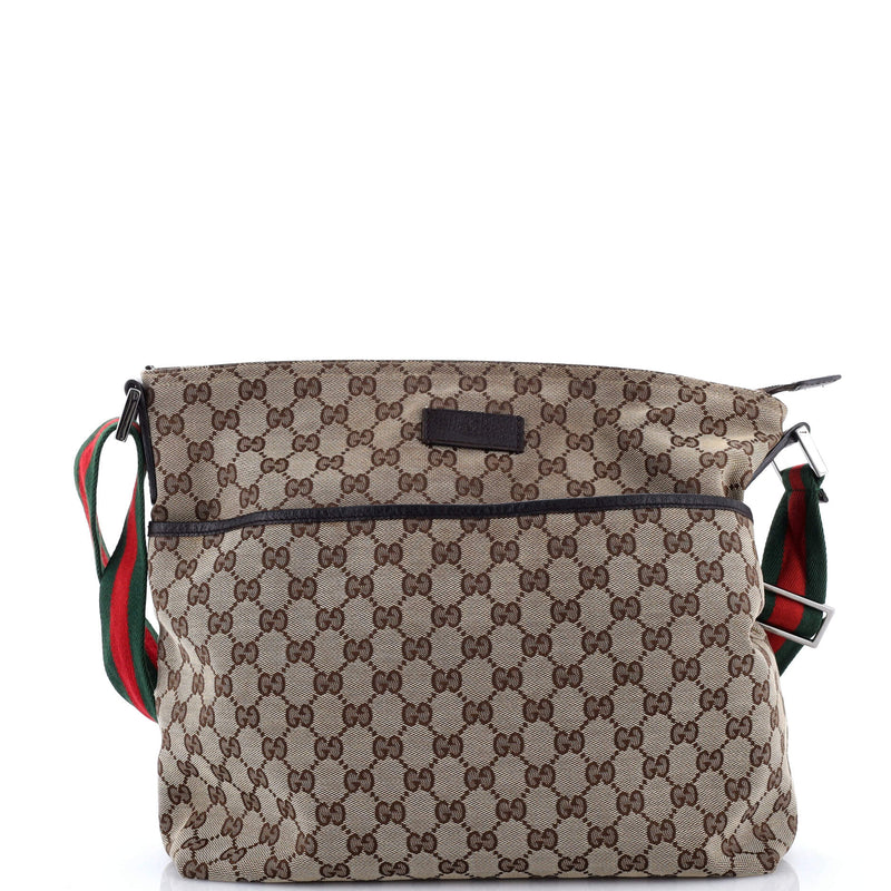 Front Pocket Web Messenger Gg Canvas