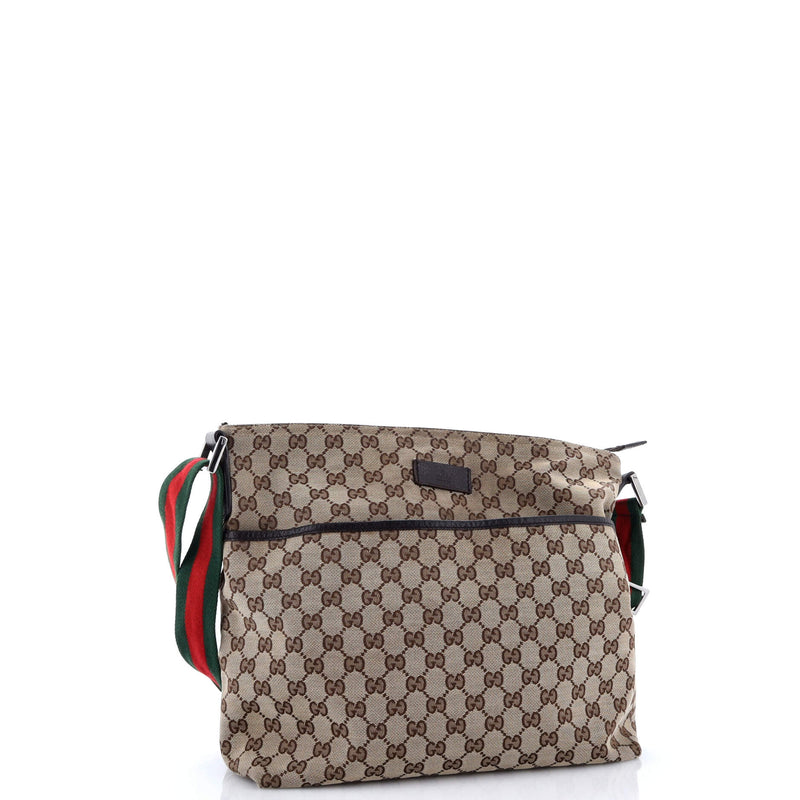 Front Pocket Web Messenger Gg Canvas