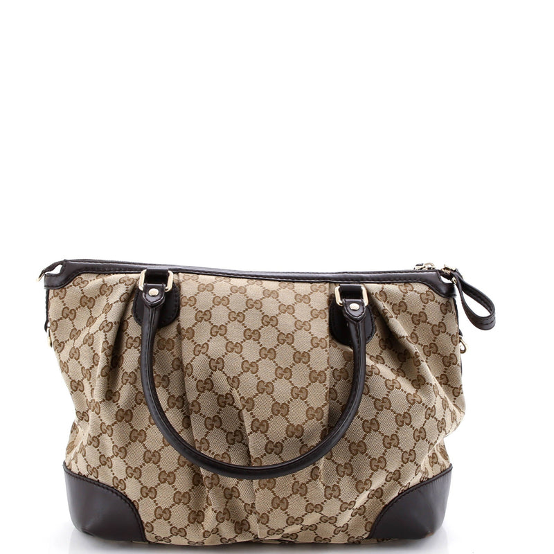 Sukey Top Handle Satchel Gg Canvas With