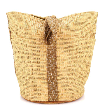 Saxo Handbag Woven Straw Gm