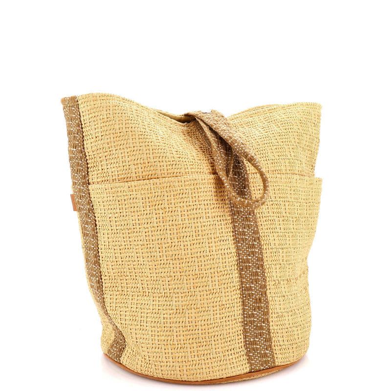 Saxo Handbag Woven Straw Gm