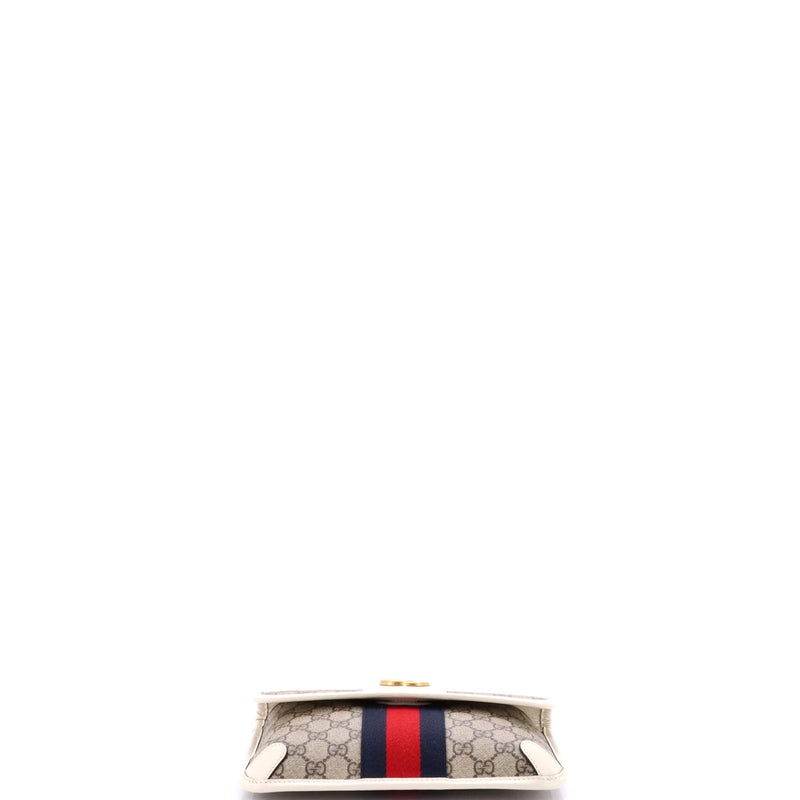Ophidia Flap Belt Bag Gg Coated Canvas