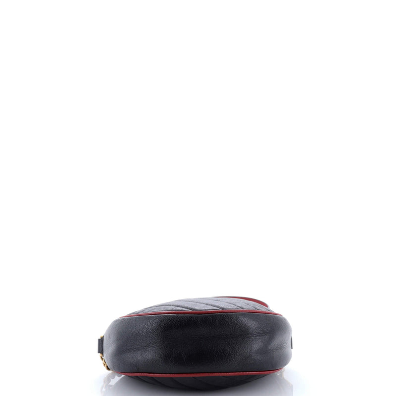 Gg Marmont Round Shoulder Bag Diagonal