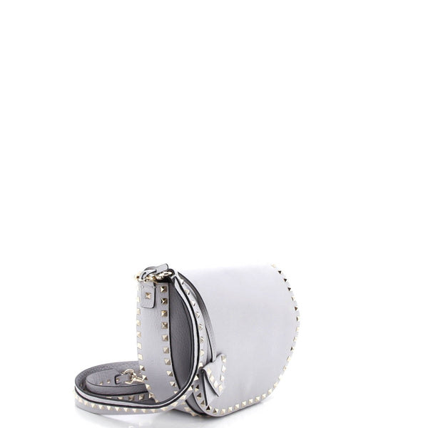 Rockstud Saddle Crossbody Bag Leather