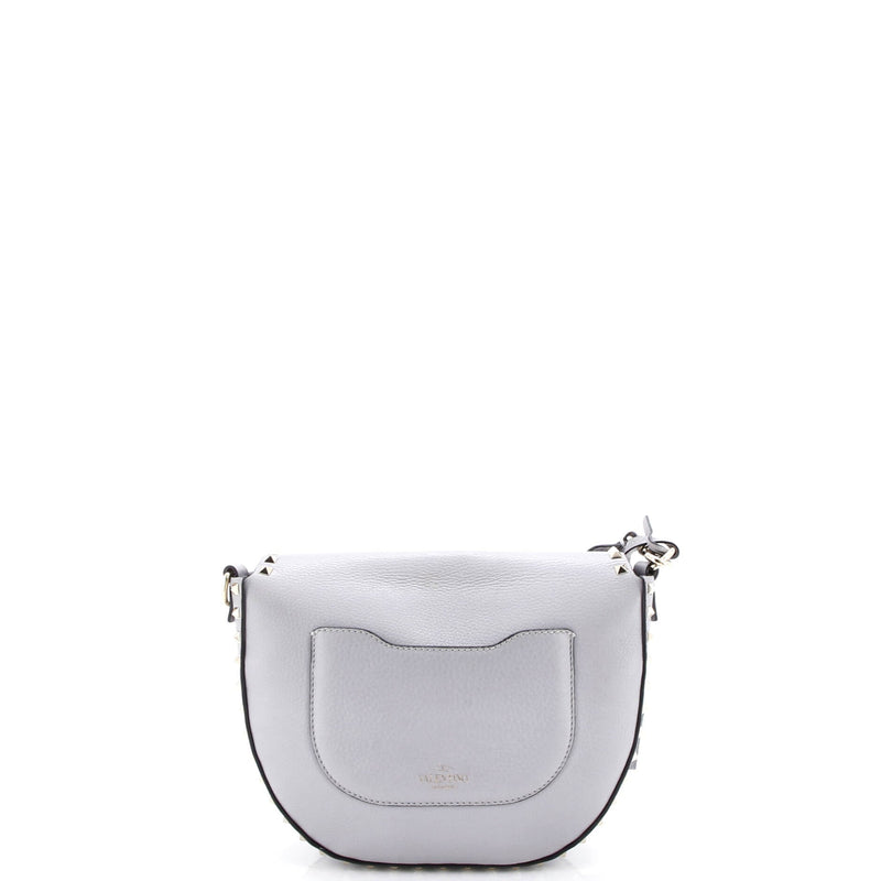 Rockstud Saddle Crossbody Bag Leather